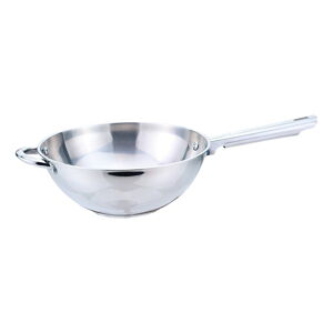 Wok panvica z antikoro ocele Sabichi Esentials, 26 cm