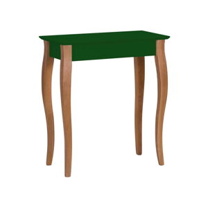 Tmavozelený konzolový stolík Ragaba Lillo, šírka 65 cm
