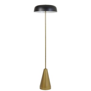 Stojacia lampa v čierno-bronzovej farbe (výška 150 cm) Lando - Light & Living