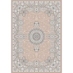 Béžový koberec Vitaus Luka, 50 x 80 cm