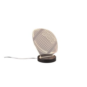 Čierna LED stolová lampa (výška  21,5 cm) Football – Trio