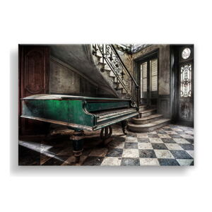 Obraz Styler Canvas Silver Uno Piano, 85 × 113 cm