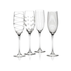 Súprava 4 pohárov na šampanské Mikasa Cheers, 0,3 l