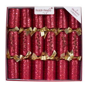 Vianočné crackery v súprave 6 ks Mullled Wine - Robin Reed