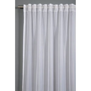 Biela záclona 245x450 cm Voile Uni - Gardinia