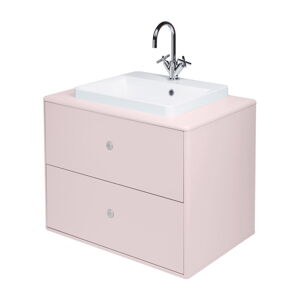 Ružová umývadlová skrinka Tom Tailor Color Bath