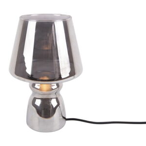 Sivá sklenená stolová lampa Leitmotiv Classic Glass, ø 16 cm