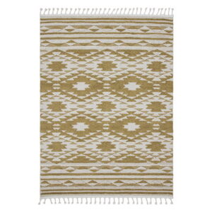 Žltý koberec Asiatic Carpets Taza, 160 x 230 cm