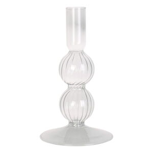 Sklenený svietnik PT LIVING Swirl Bubbles