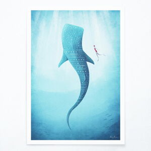 Plagát Travelposter Whale Shark, 50 x 70 cm