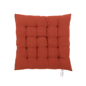 Oranžovohnedý sedák na stoličky Tiseco Home Studio, 40 x 40 cm