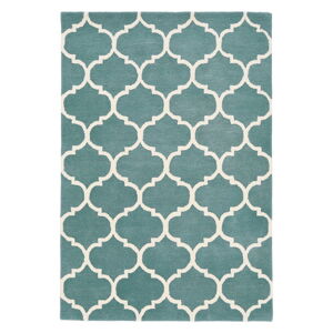 Modrý ručne tkaný vlnený koberec 160x230 cm Albany – Asiatic Carpets