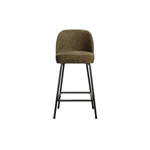 Kaki zamatová barová stolička 89 cm Vogue – BePureHome