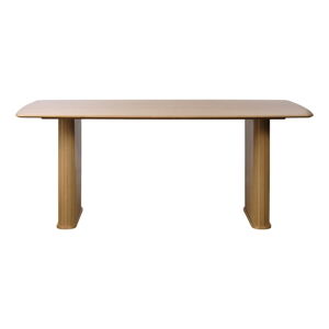 Jedálenský stôl s doskou v dubovom dekore 100x190 cm Nola – Unique Furniture