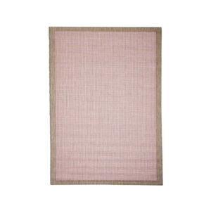 Ružový vonkajší koberec Floorita Chrome, 135 × 190 cm