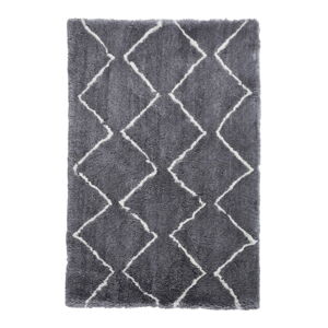 Sivo-béžový ručne tuftovaný koberec Think Rugs Morocco Grey & Cream, 120 × 170 cm