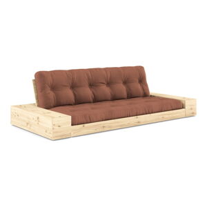 Rozkladacia pohovka v tehlovej farbe 244 cm Base – Karup Design