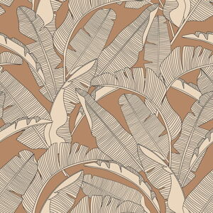 Tapeta 100x280 cm Palm Leaves – Dekornik