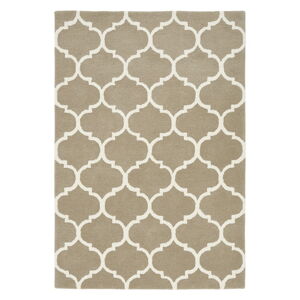 Svetlohnedý ručne tkaný vlnený koberec 80x150 cm Albany – Asiatic Carpets