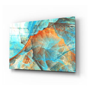 Sklenený obraz Insigne Colored Nets, 110 x 70 cm