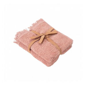 Ružové bavlnené uteráky v sade 2 ks 30x50 cm FRINO - Blomus