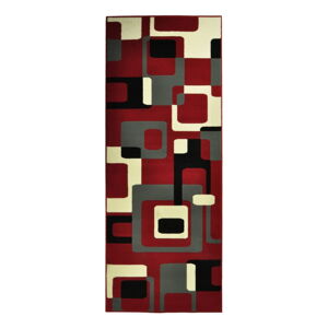 Červený behúň Hanse Home Hamla Retro, 80 × 200 cm