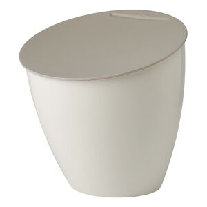 Krémovobiela nádoba na kompostovateľný odpad 2,2 l Nordic white – Mepal