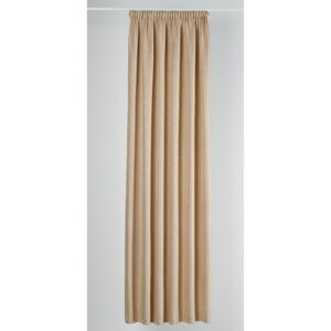 Béžový záves 210x260 cm Britain – Mendola Fabrics
