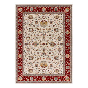 Červeno-krémový koberec behúň 67x250 cm Classic - Universal