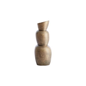 Kovová váza v bronzovej farbe Malili – Light & Living