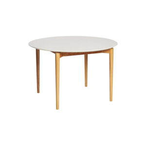 Biely jedálenský stôl Woodman Barbara, ø 115 cm