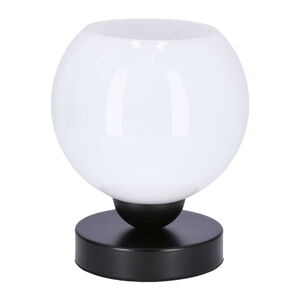 Biela stolová lampa so skleneným tienidlom (výška  19 cm) Caldera – Candellux Lighting