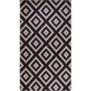 Čierny prateľný koberec 150x80 cm - Vitaus