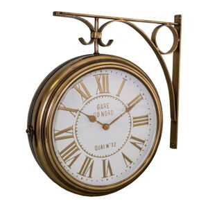 Nástenné hodiny v zlatej farbe Antic Line Classique, ø 36,5 cm