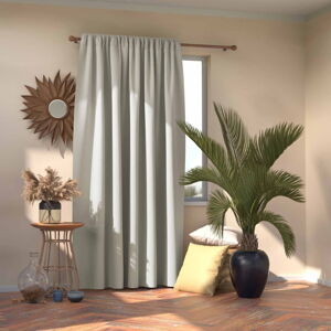 Biely zatemňovací/termo záves 140x245 cm Pleat – Restilo
