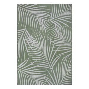 Zelený vonkajší koberec Ragami Flora, 80 x 150 cm