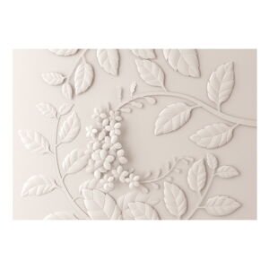 Veľkoformátová tapeta Artgeist Cream Paper Flowers, 400 x 280 cm