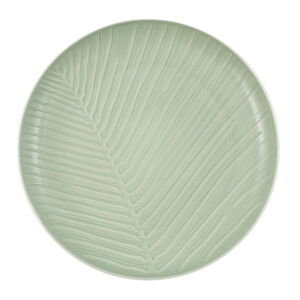 Zeleno-biely porcelánový dezertný tanier Villeroy & Boch It’s my match, ø 24 cm