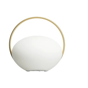 Biela LED stolová lampa so stmievačom (výška  19 cm) Orbit – UMAGE