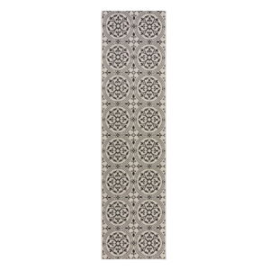 Sivý vonkajší behúň Flair Rugs Casablanca, 60 x 230 cm