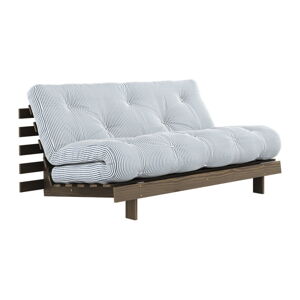 Biela/svetlo modrá rozkladacia pohovka 160 cm Roots - Karup Design