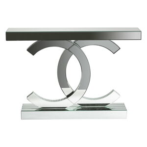 Konzolový stolík v striebornej farbe 35x120 cm Chanel – Burkina