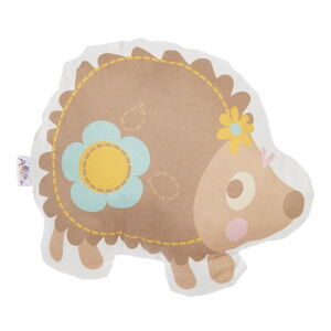 Detský vankúšik s prímesou bavlny Mike & Co. NEW YORK Pillow Toy Hedgehog, 28 x 25 cm