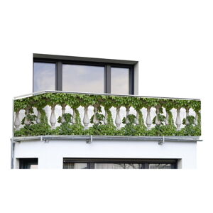 Zelená plastová balkónová zástena 500x85 cm - Maximex