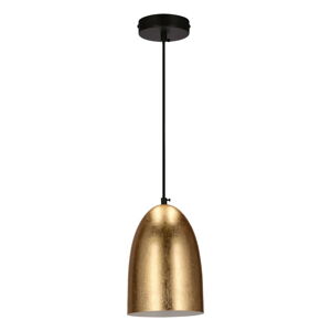 Závesné svietidlo v zlatej farbe s kovovým tienidlom ø 14 cm Icaro - Candellux Lighting