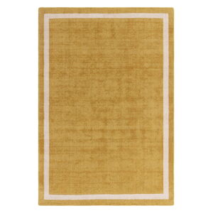 Okrovožltý ručne tkaný vlnený koberec 200x300 cm Albi – Asiatic Carpets