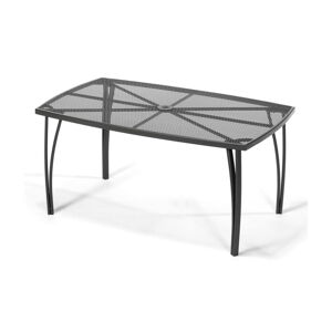 Kovový záhradný jedálenský stôl 150x90 cm - Rojaplast