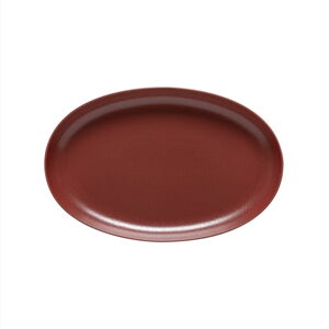 Vínovočervený kameninový servírovací tanier 32x20.5 cm Pacifica – Casafina