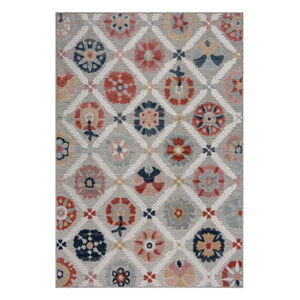 Sivý vonkajší koberec 170x120 cm Flora - Flair Rugs