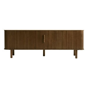 Hnedý TV stolík v dekore duba 56x160 cm Cavo – Unique Furniture